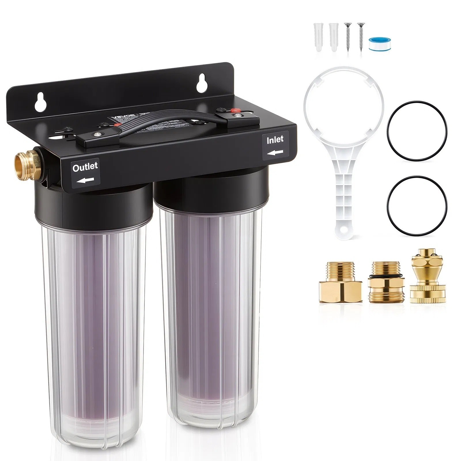 Deionized Water System for Car Wash Spotless Car Wash Water System with 2 x 0.5l