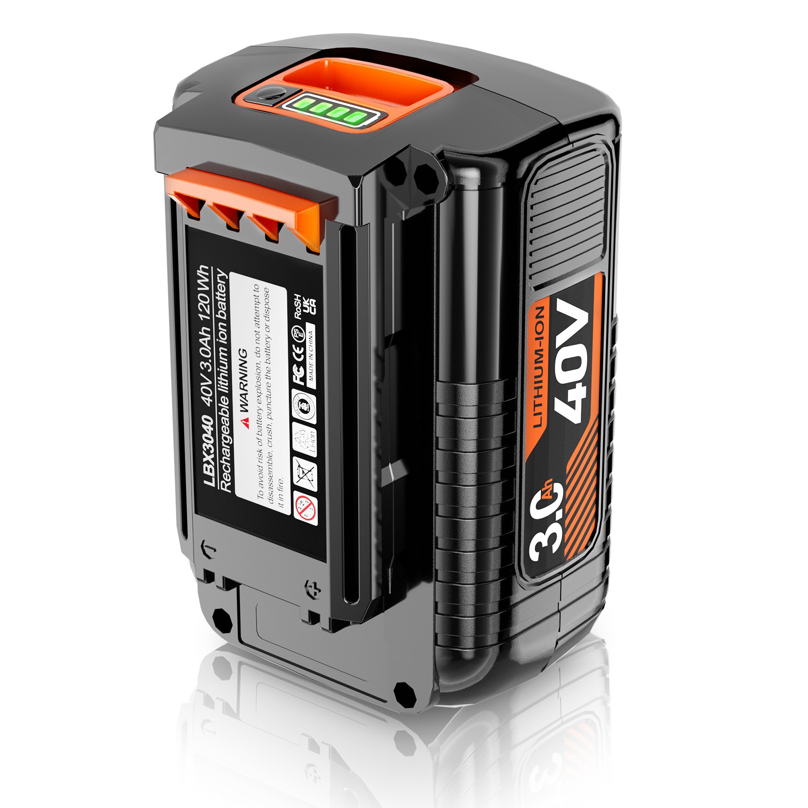 For Black Decker 40V Battery 40Volt Max Lithium 3.0AH LBX2040 LBXR36 LST136