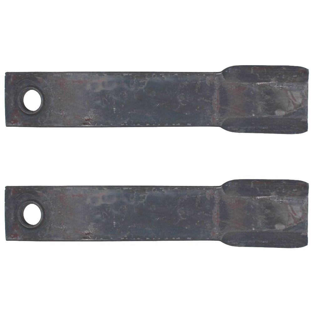 (2) W43048 Flat Offset Blades 21.750″ x 4.000″ Fits John Deere Rotary Cutters