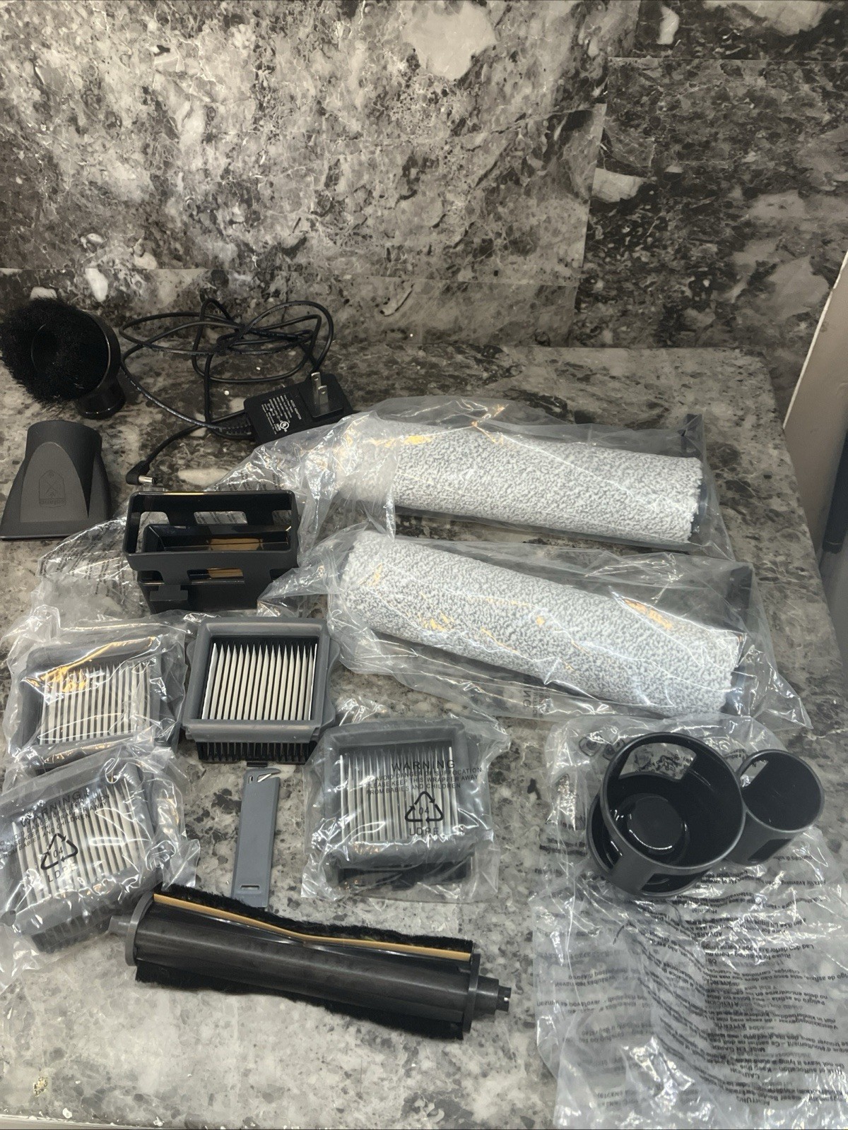 Tineco Replacement HEPA Assembly and Brush Roller Set for Floor ONE S5 Combo