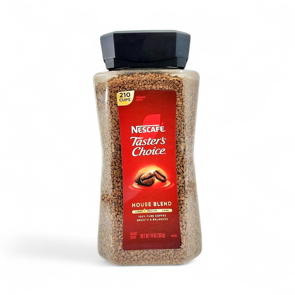 Nescafé Taster’s Choice House Blend Light-Medium Instant Coffee – 14 oz