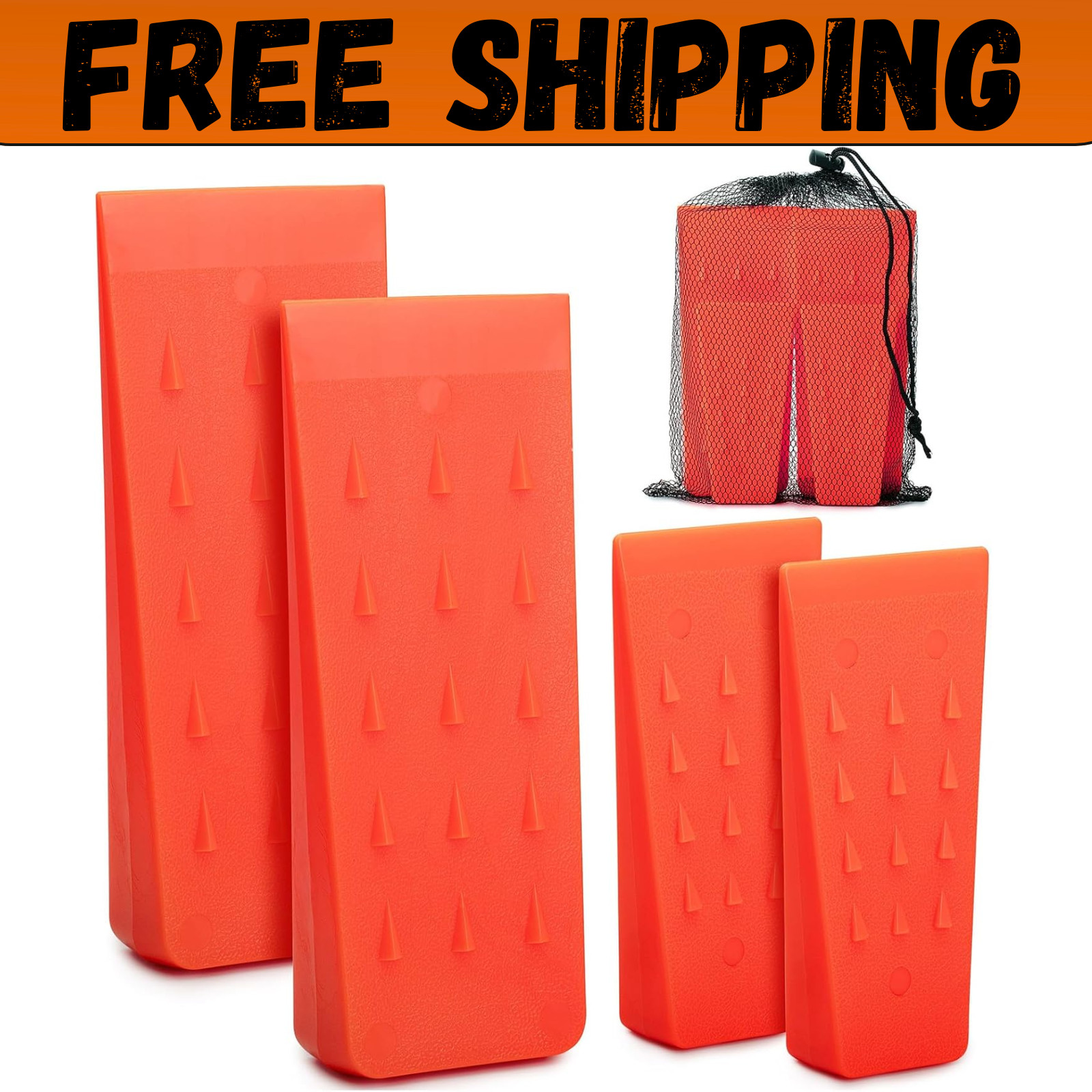 4 pack Tree Felling Wedges chainsaw wedges 5.5+8 tree cutting equipment