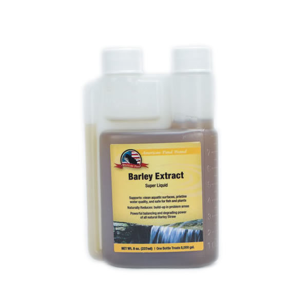 Barley Straw Extract for Clear Ponds – Liquid 8 OZ Pond Water Treatment