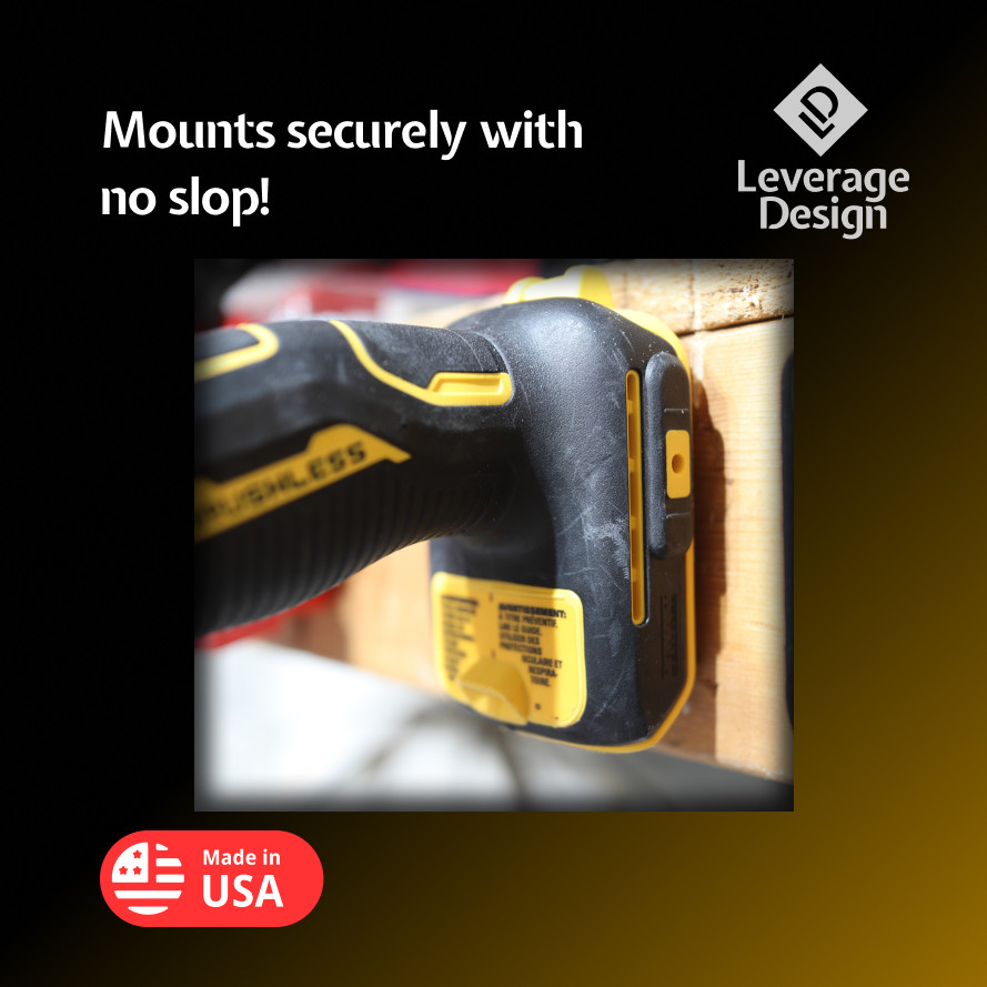 6 / 6 Combo Pack DeWALT 20V 60V Tool & Battery Mounts/Hangers/Holder – BEST FIT!