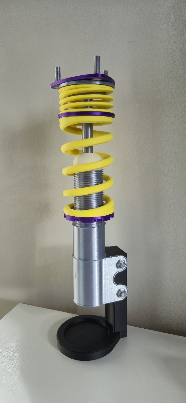 3D Printed Coilover LED Desk Lamp – Automotive Suspension Light – Car Enthusiast