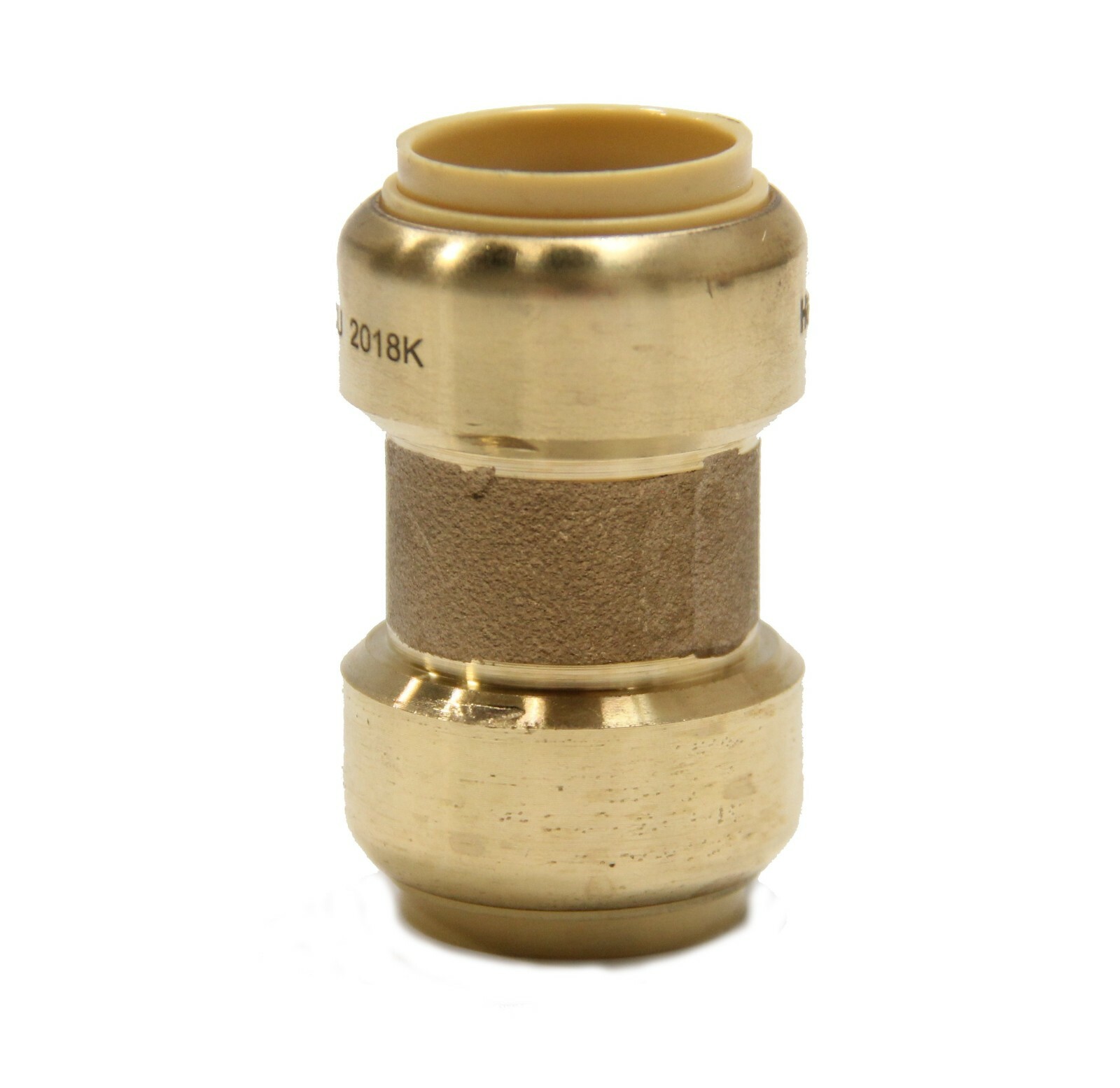 EFIELD 10 PCS 1/2″ X 1/2″ PUSH FIT COUPLINGS BRASS FITTINGS WITH Clip, NO LEAD