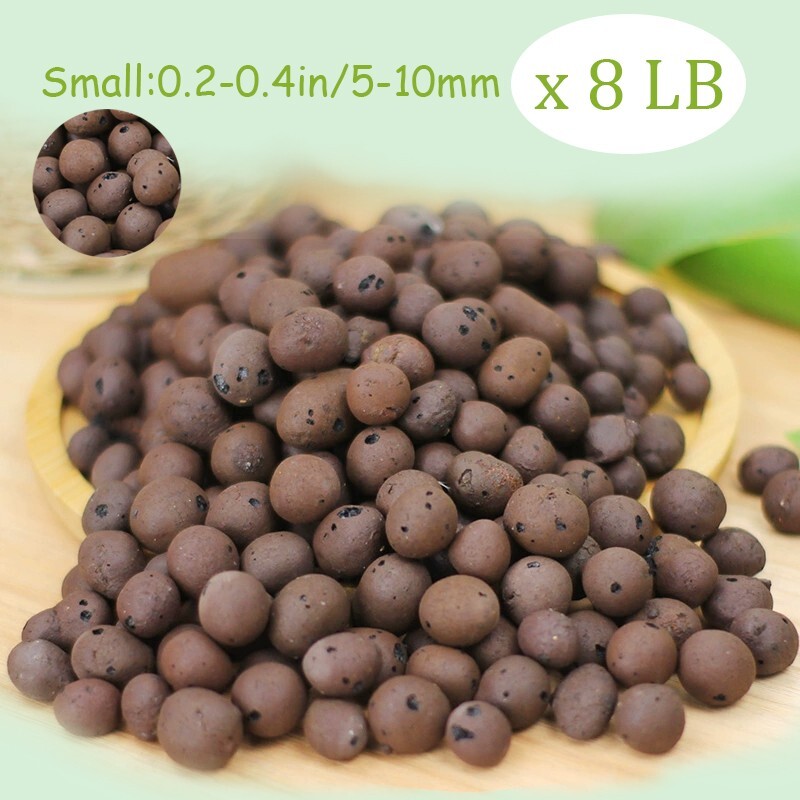 8-30 LBS organic expanded clay pebbles – 5-30mm, suitable for indoor plants