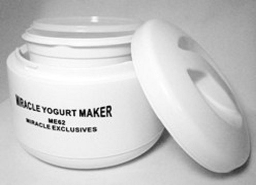 Miracle ME62 Non-Electric One Quart Yogurt Maker – White
