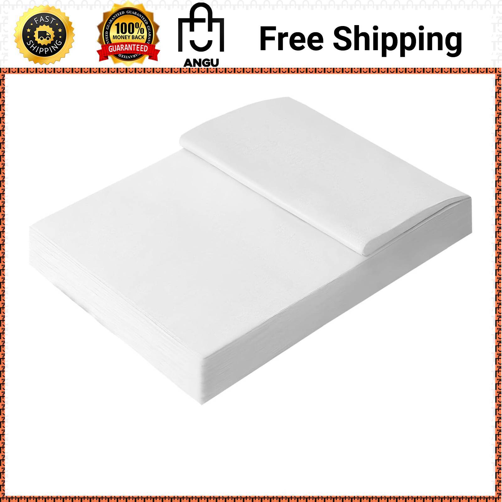 1000 Sheets White Tissue Paper Bulk 15″ x 20″ Packing Paper Sheets for Moving