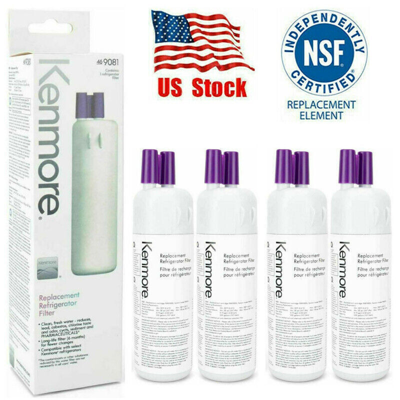 2-6 Pack Kenmore 9081 469081 46-9930 Refrigerator Fresh Ice Water Filter Sealed