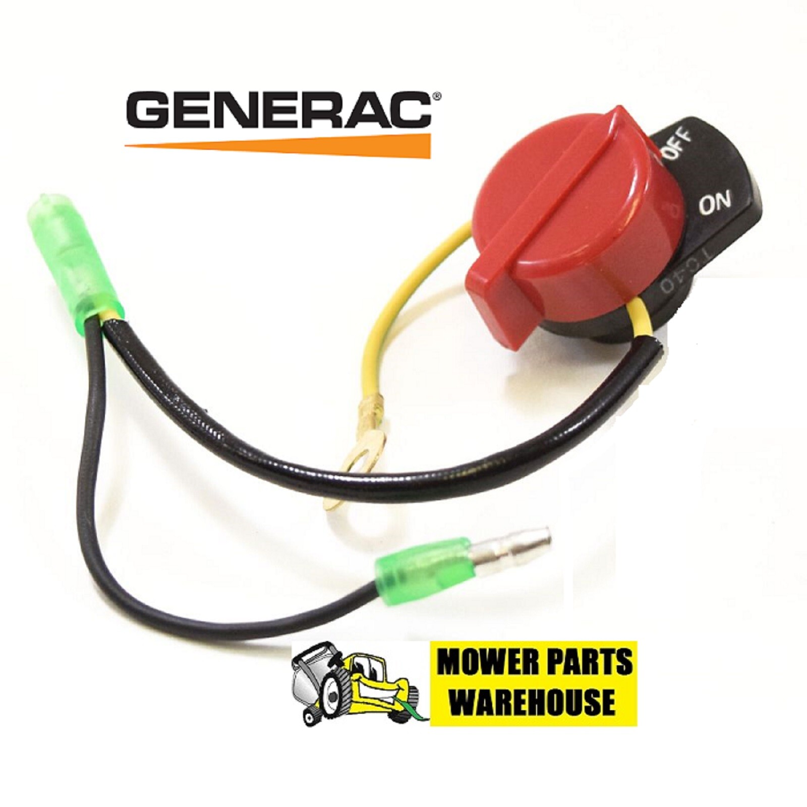 NEW GENUINE OEM GENERAC 0G9911 GENERATOR ON/OFF SWITCH GP5500 KILL SWITCH