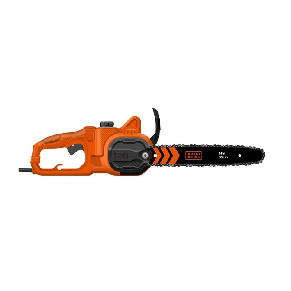 BLACK+DECKER 14 in. 8 AMP Corded Electric Chainsaw w/ Automatic Oiler
