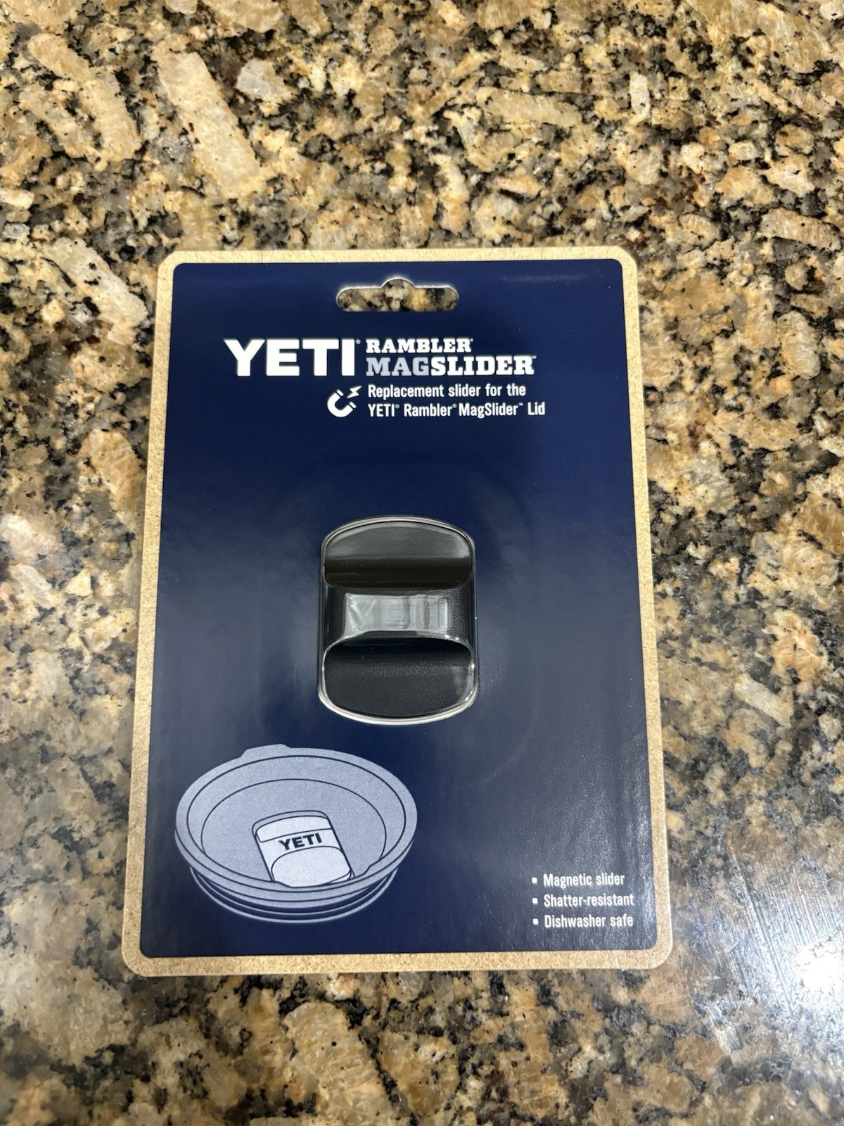 YETI Rambler MagSlider Replacement Magnet – Black, One Size (Brand New in Pack)