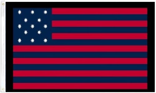 3X5 1781 Siege of Yorktown HISTORICAL EMBROIDERED SEWN COTTON FLAG BANNER