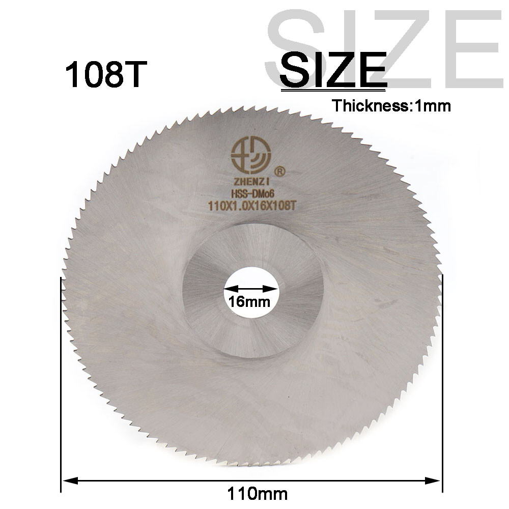 110mm HSS Mini Circular Saw Blades Wood Metal Steel Cutting Disc 16/20mm Hole