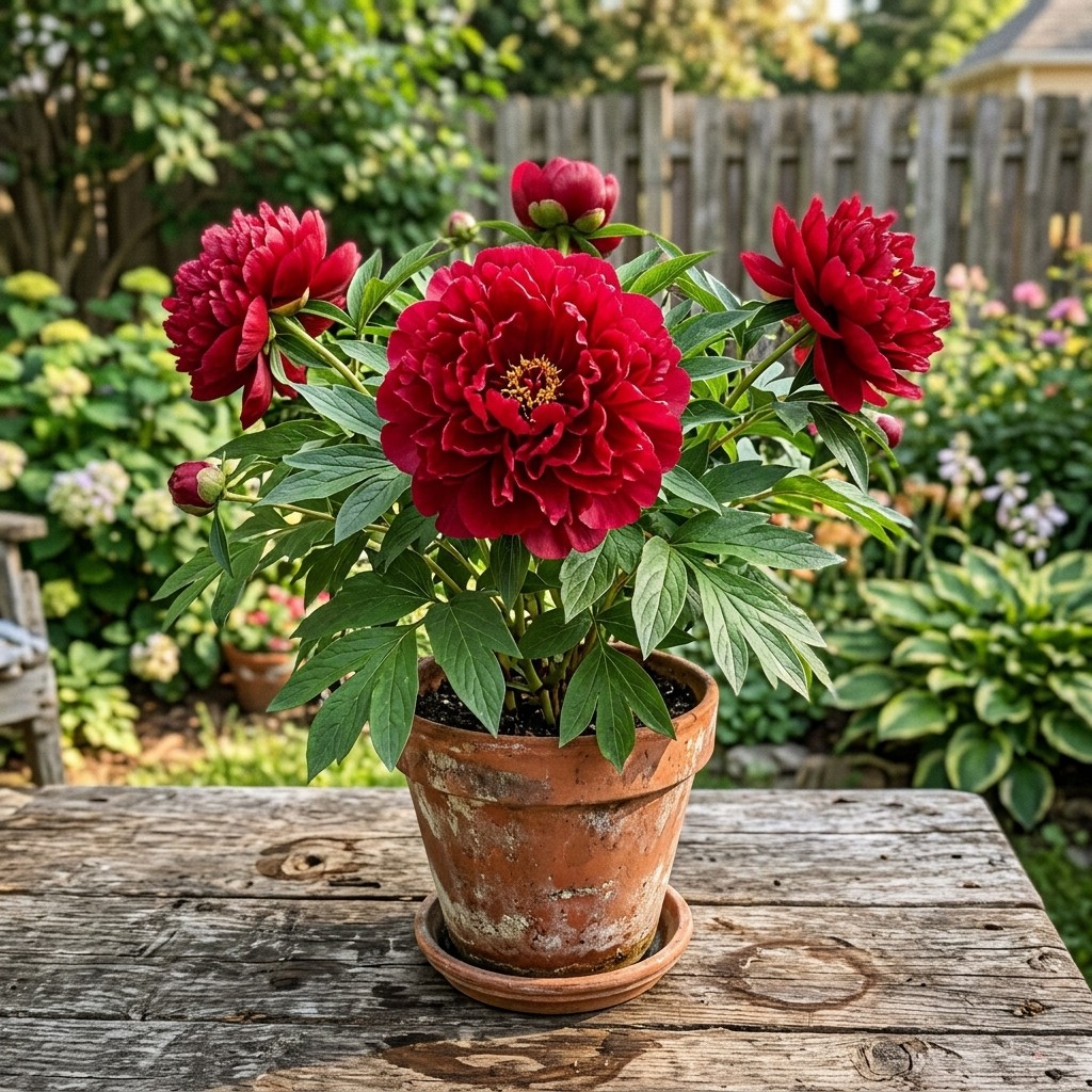 50 Red Peony Seeds for Planting – Premium Heirloom Red Peony Seeds for Elegant