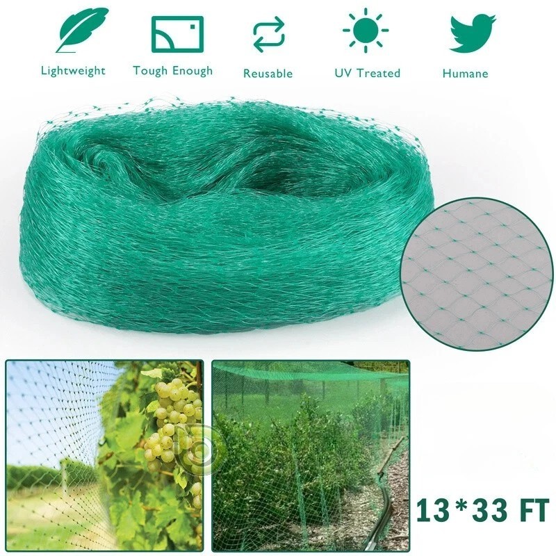 Anti Bird Netting Pond Net Protection Tree Plants Fruits Garden Polyethylene Net
