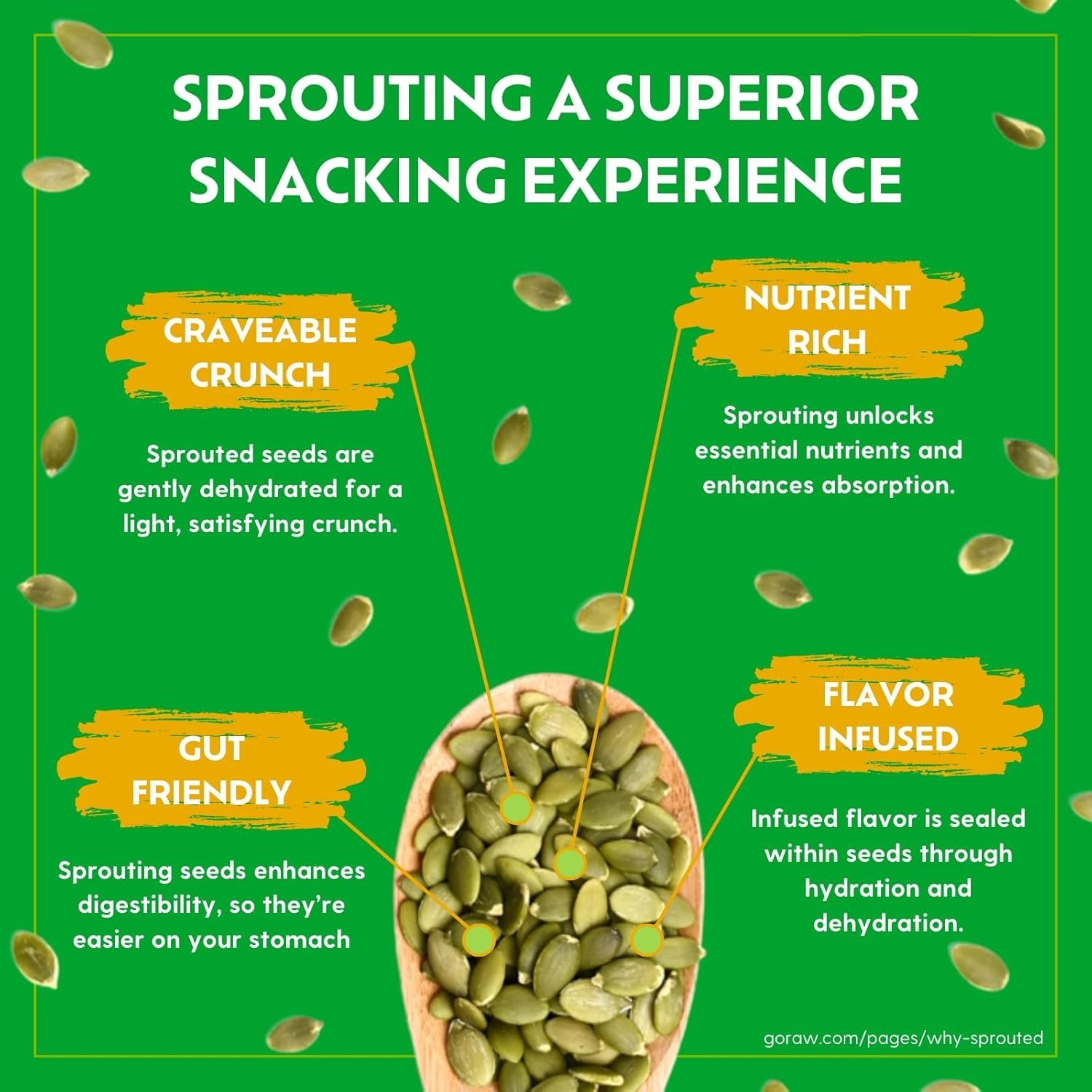 Organic Sprouted Pumpkin & Sunflower Seeds, 10 oz, Sea Salted, Keto, Kosher, …