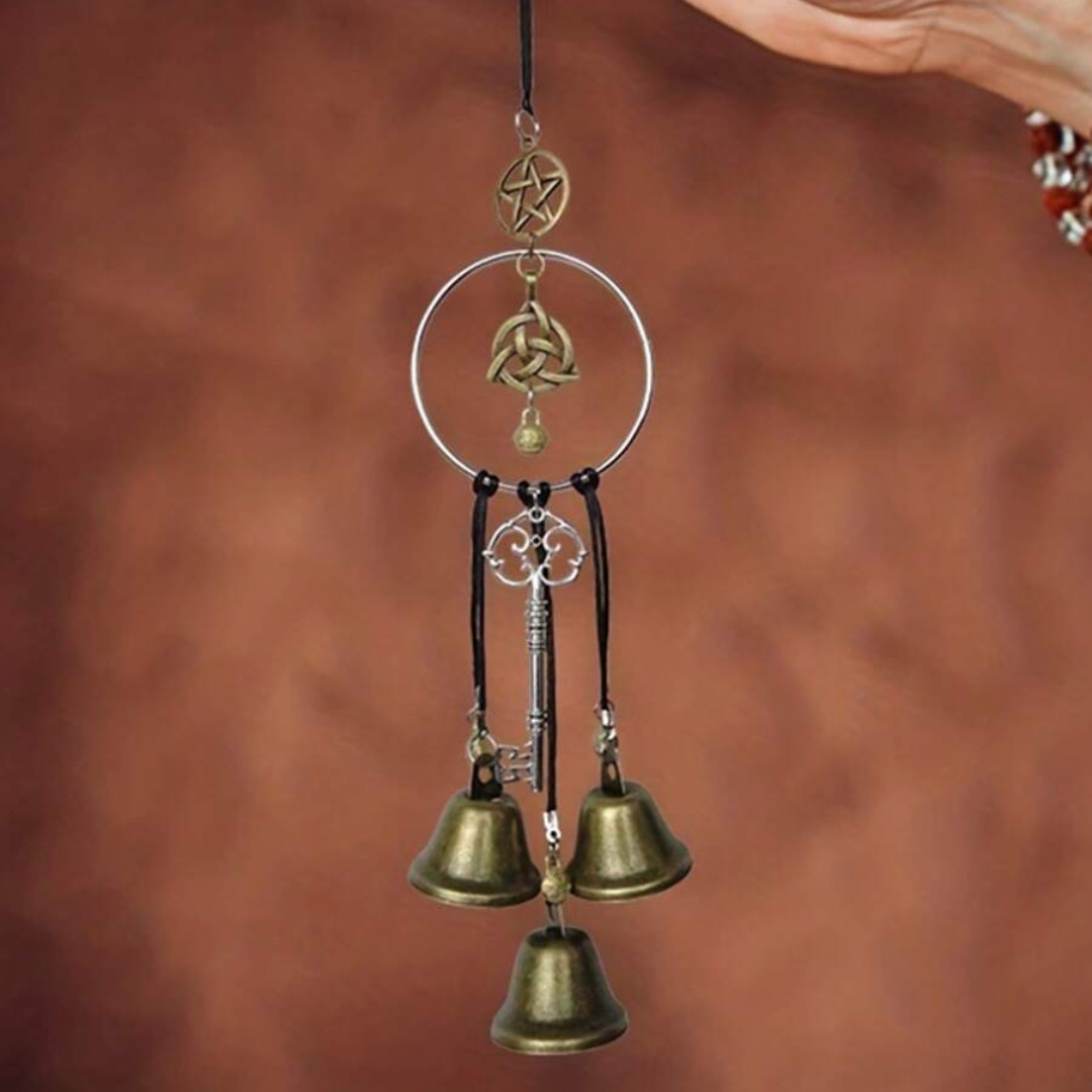 Door Handle Hanging Witch Bell Willow Wind Chimes Doorknob Home Decoration Bells
