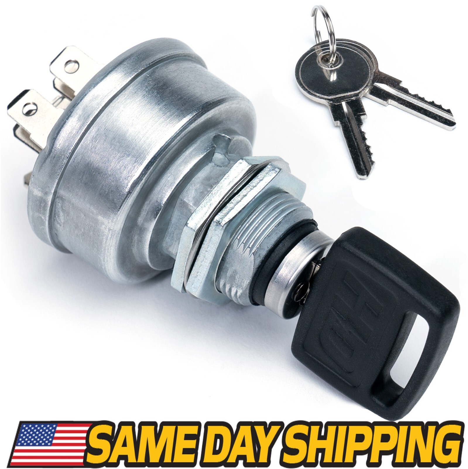 Ignition Switch fits John Deere 130 160 165 170 175 180 185 500 w/ Premium Key