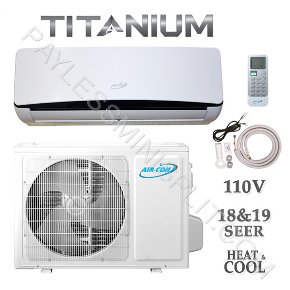 12,000 BTU Ductless Mini Split Air Conditioner Heat Pump 115V 1 Ton AirCon AC