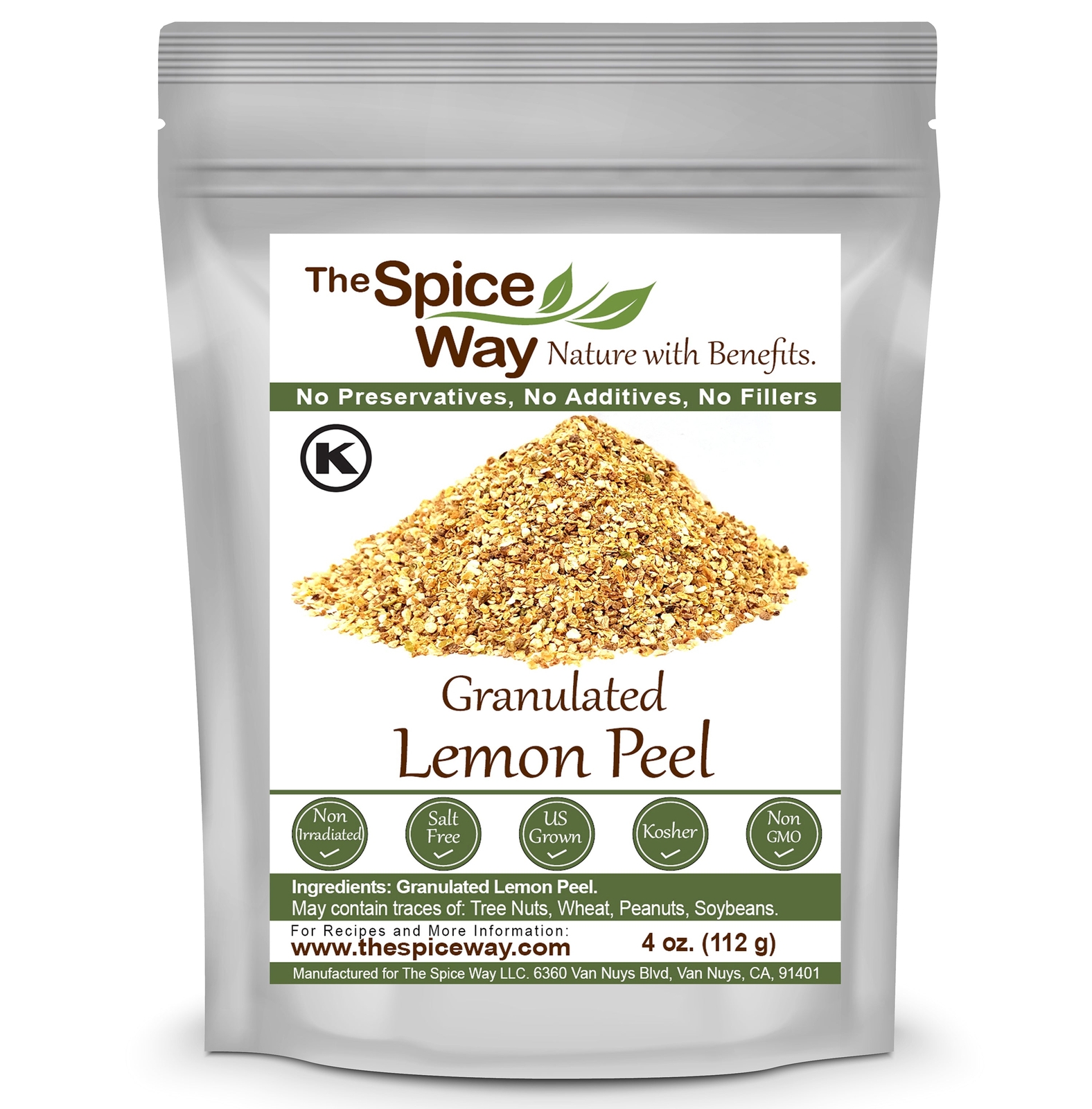 The Spice Way Lemon Peel Granules