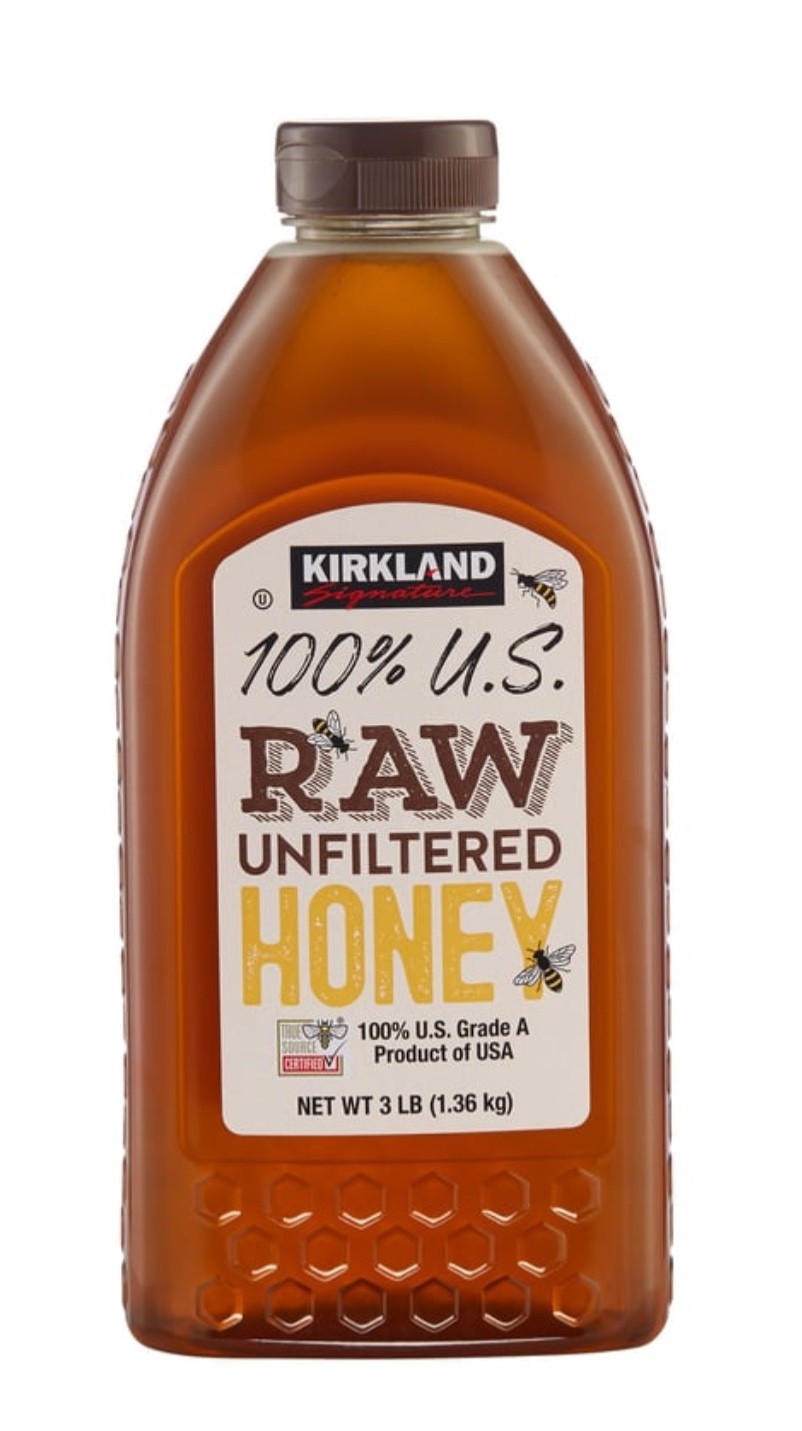 Kirkland 100% U.S. Raw Unfiltered Honey 3 lbs Tasty Sweet Natural Tasting Spread