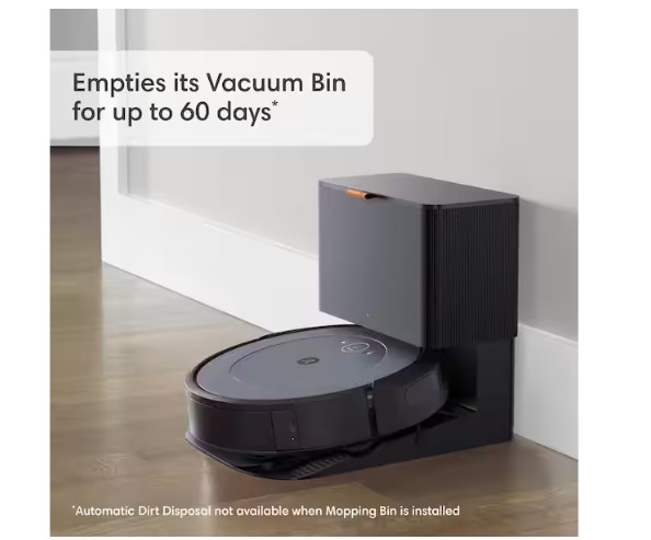 iRobot Roomba Combo i5+ Self-Emptying Robot Vacuum ( MISSING MOP )