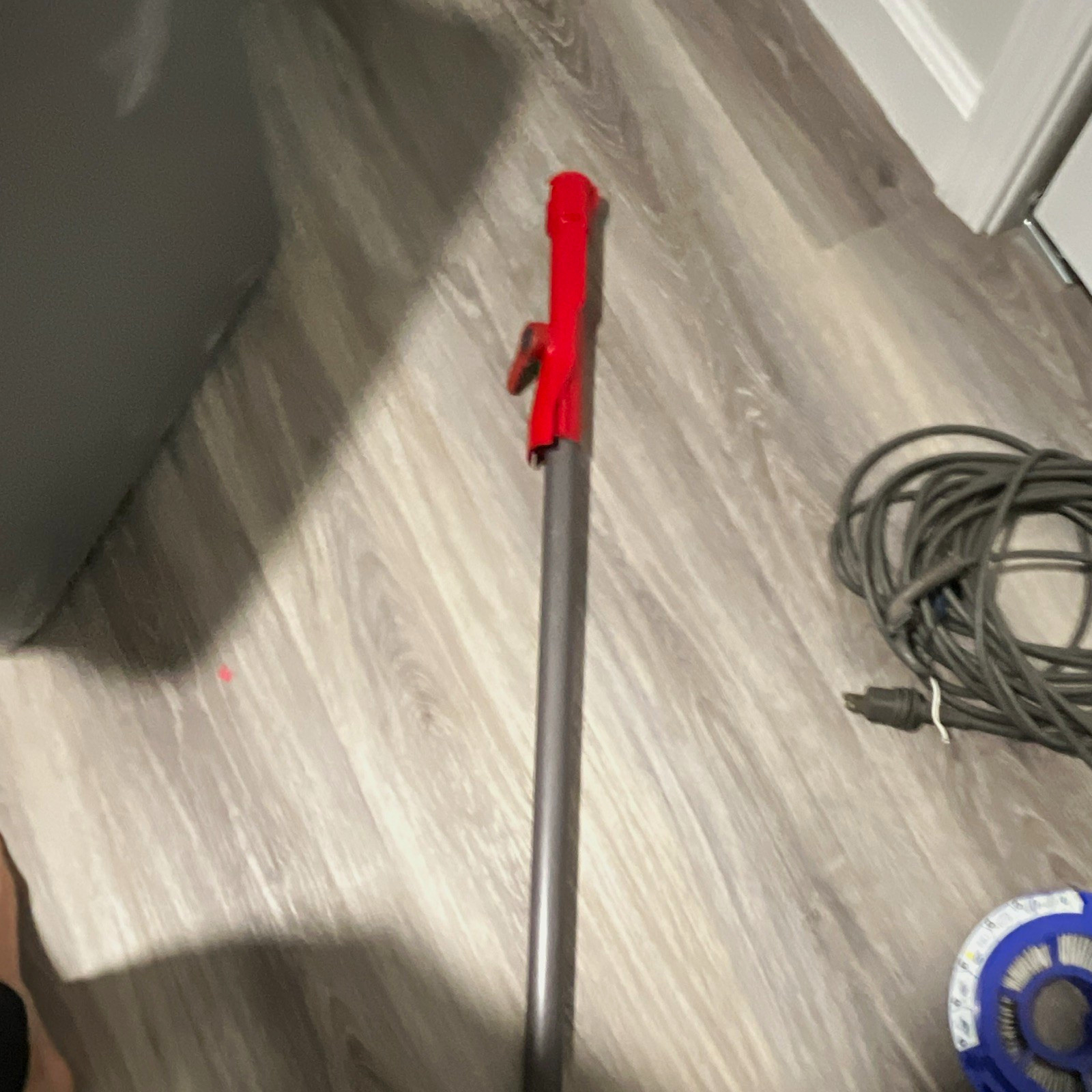 Red Vacuum Cleaner Wand Tube Extension Attachment, Universal Fit