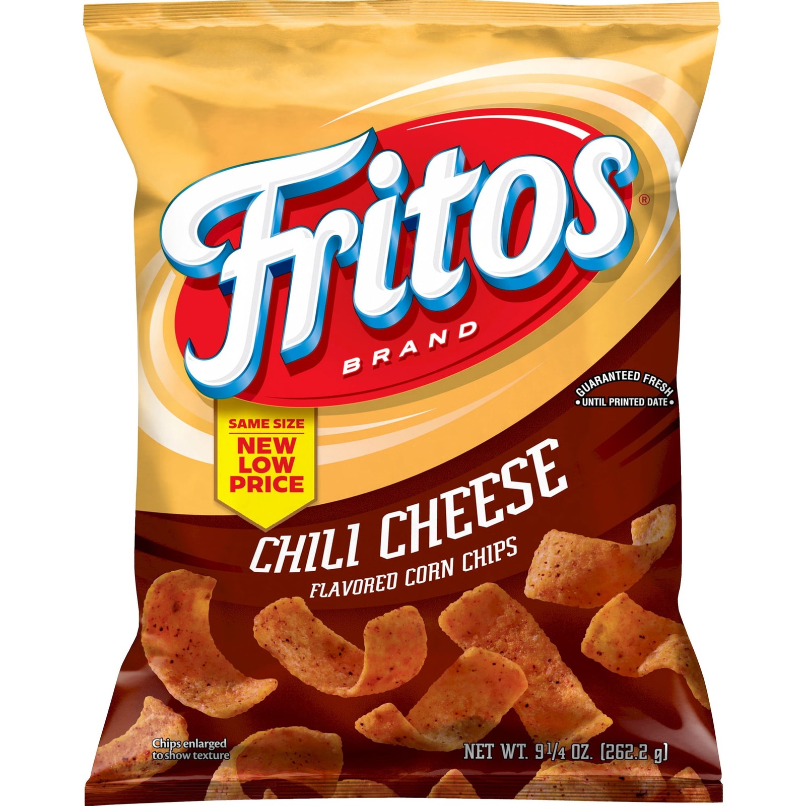 Pack of 2 Fritos Corn Chips Chili Cheese Flavored Snack Chips, 9.25 Ounce Bags,,
