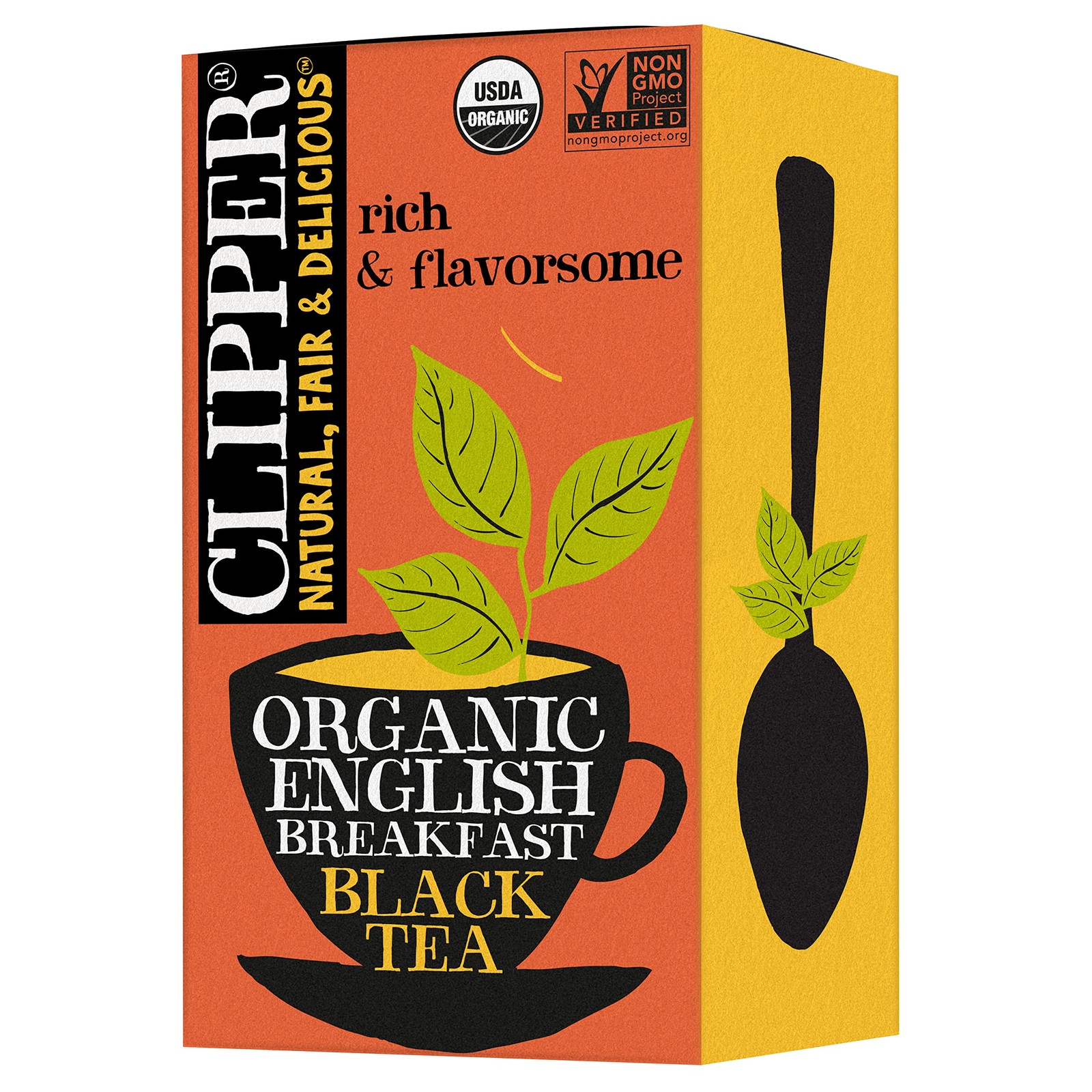 Organic Fairtrade English Breakfast, Big Ben – USDA Organic, Non-GMO, Fair Tr…