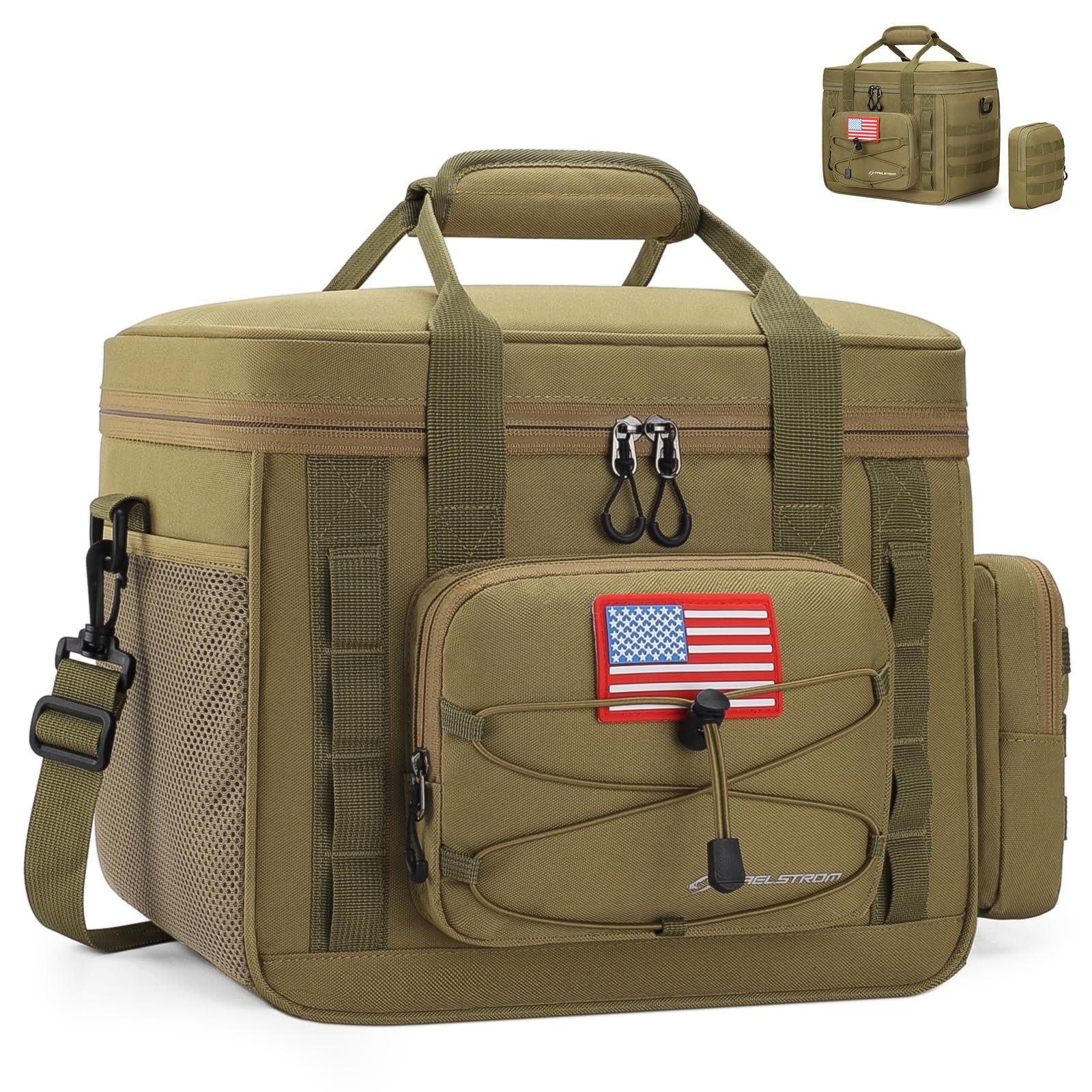 Tactical Lunch Box, Insulated Lunch Bag for Men, Large Durable Leakproof Cooler