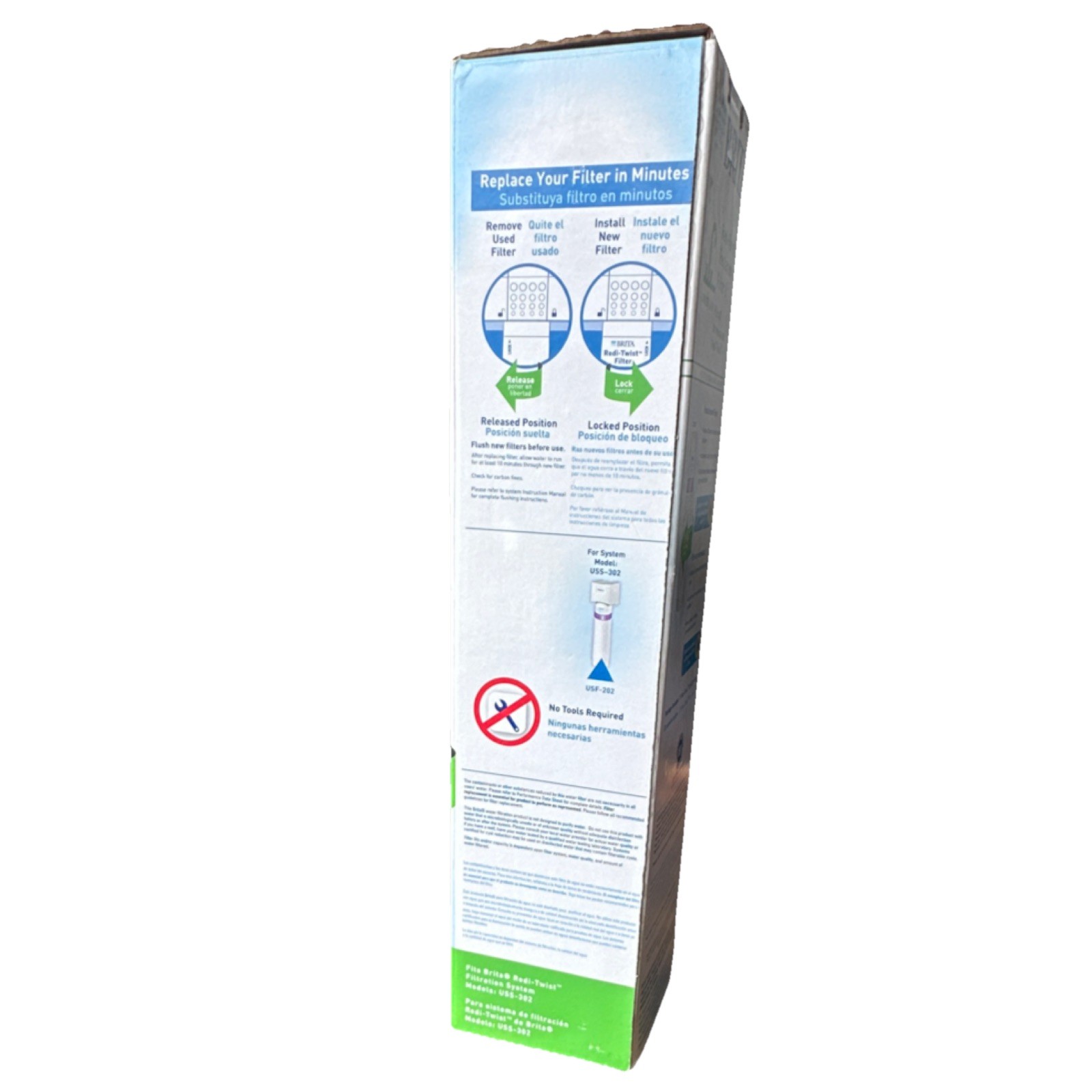 Brita Redi-Twist Filter B USF-202 Under Sink Carbon/Charcoal 6 Months