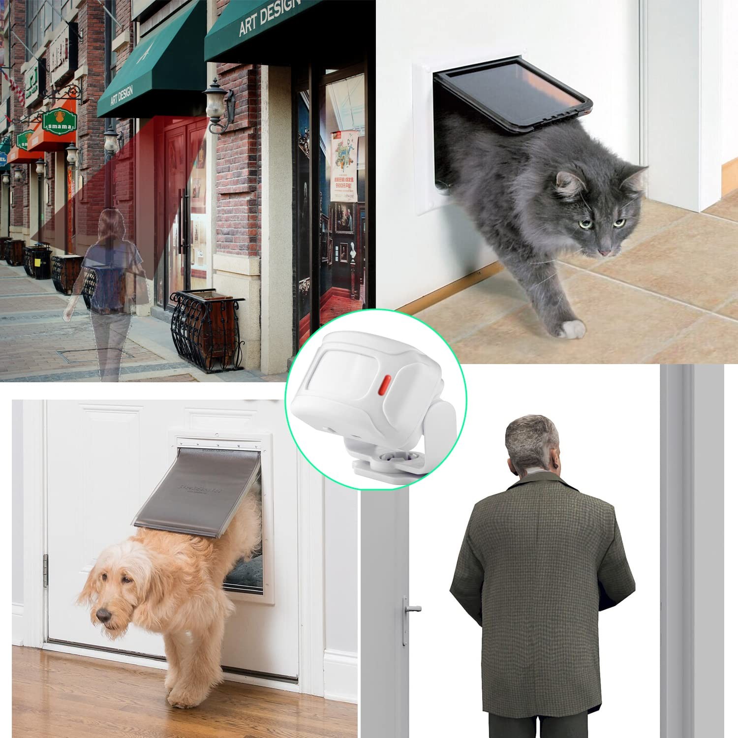 HENDUN Motion Sensor Doorbell, Door Chime for Business, Store Welcome Buzzer …