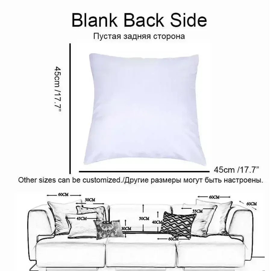 Floral Rose Pattern Pillowcase ,Sofa bedroom cushion cover, single-sided printin