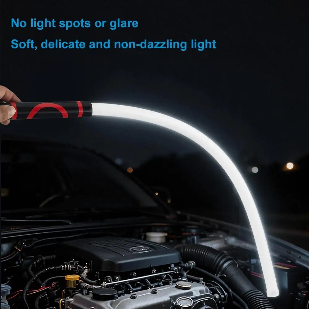 75cm Flexible LED Flashlight Stick Bendable Work Light With 3 Brightness Modes