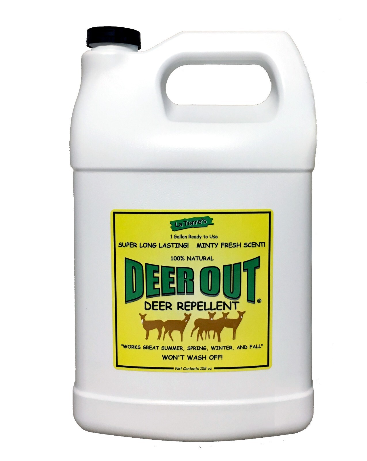 Deer Out 1 Gallon Ready-to-Use Deer Repellent – Refill