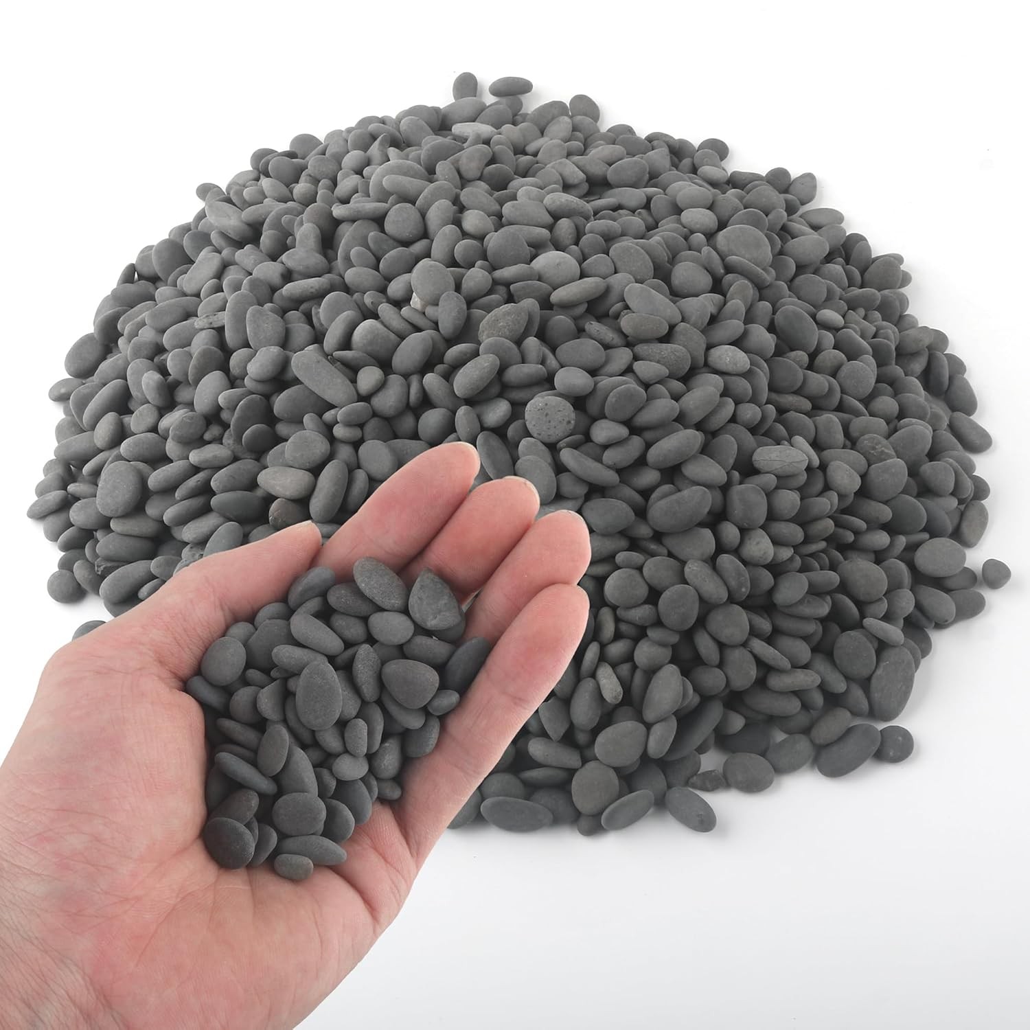5 lbs Pebbles 0.1-0.4 Inch Small Pebbles for Pots Indoor Plants Succulent Vase