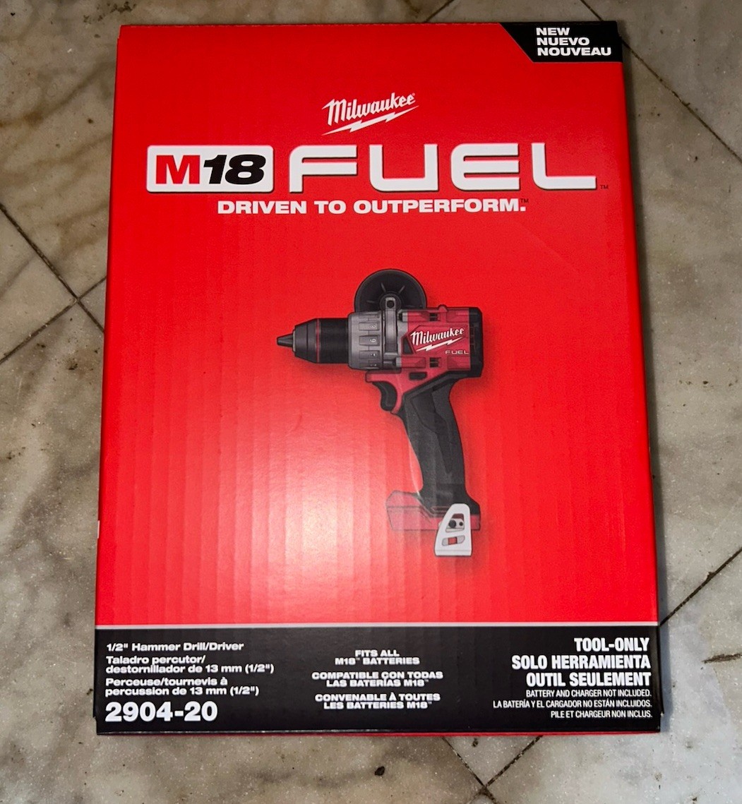 Milwaukee M18 Fuel 1/2″ 18V Cordless Hammer Drill – 2904-20