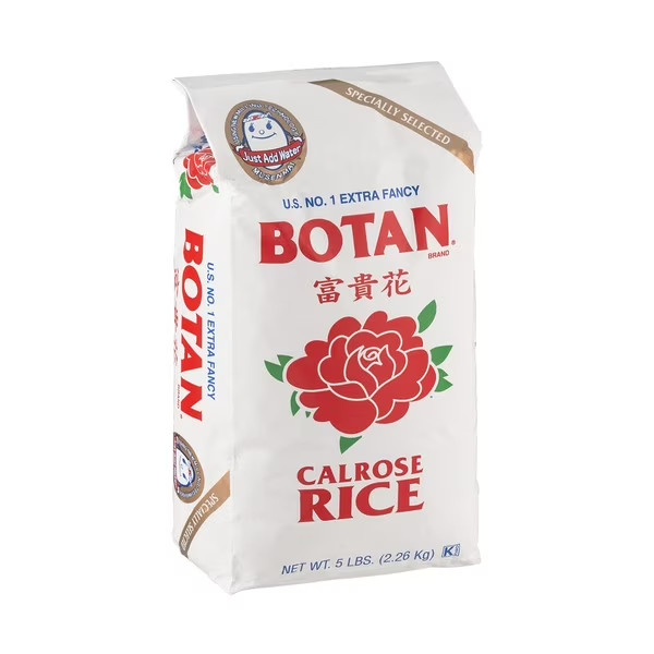 Botan Rice – Rice – Calrose, 5 Lb.