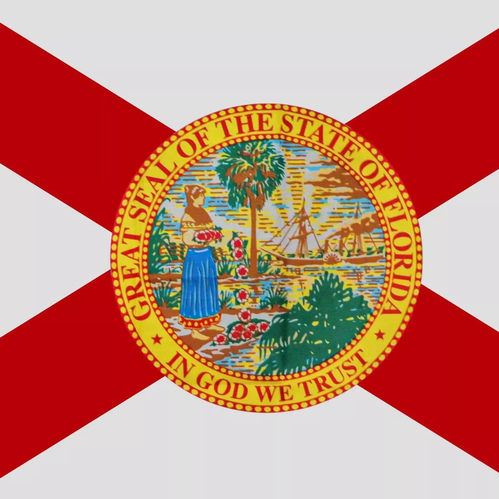 3X5 Florida State Flag 3’X5′ House Banner Grommets Super Polyester Premium
