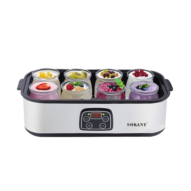 Ultimate Probiotic Yogurt Maker Machine Temperature &Time Control w/8 Glass Jars