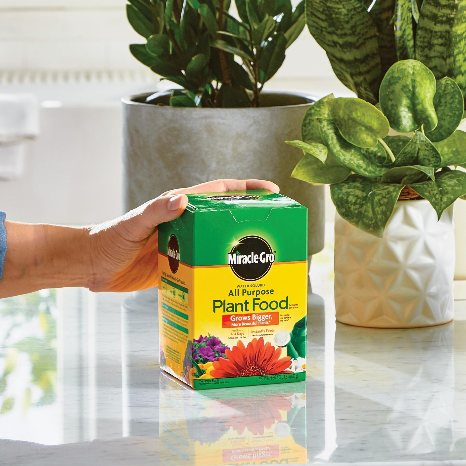 Miracle-Gro Water Soluble All Purpose Plant Food Fertilizer 1.5 lb