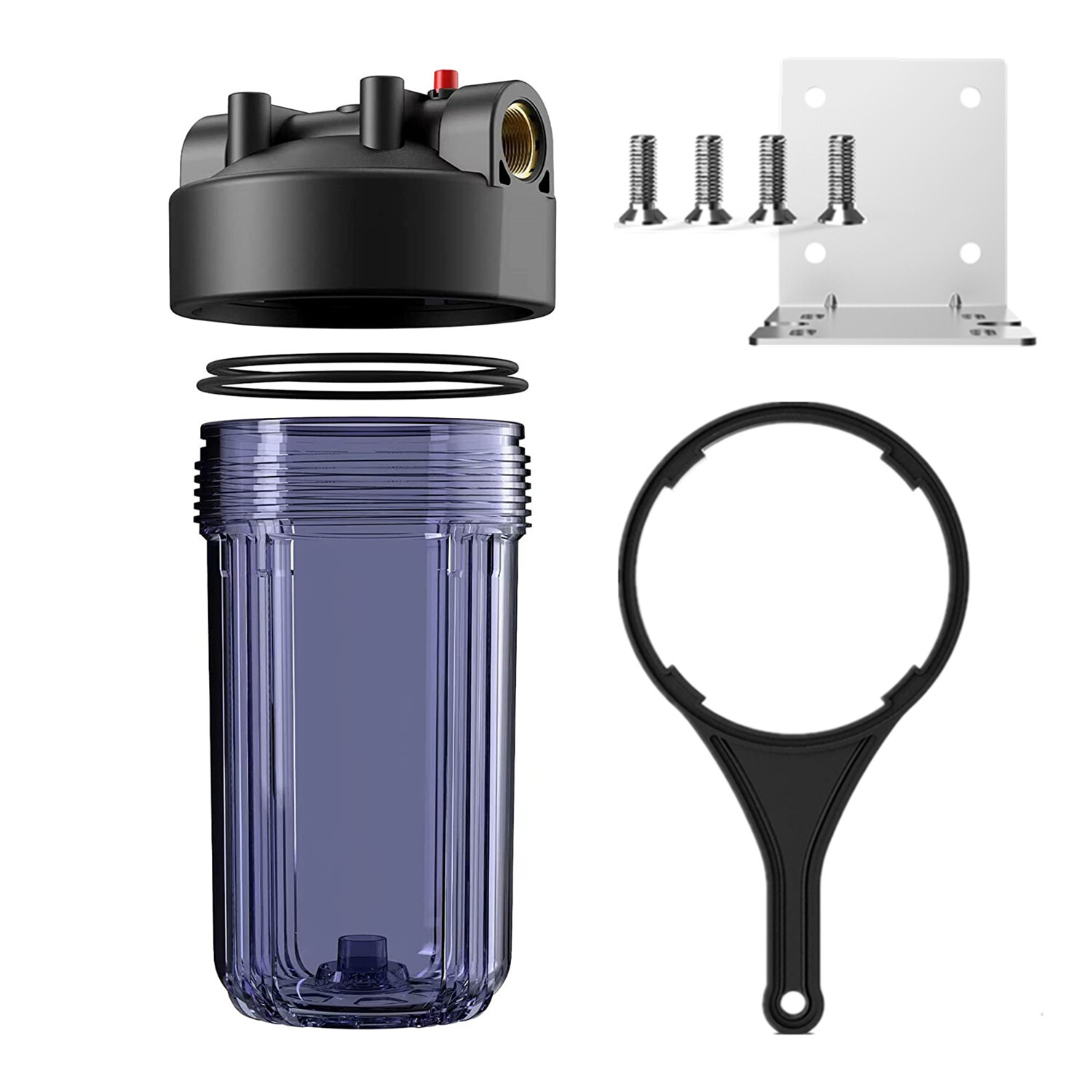 2Pack Reusable Spin Down Sediment Water Filter Whole House Pre-Filter System