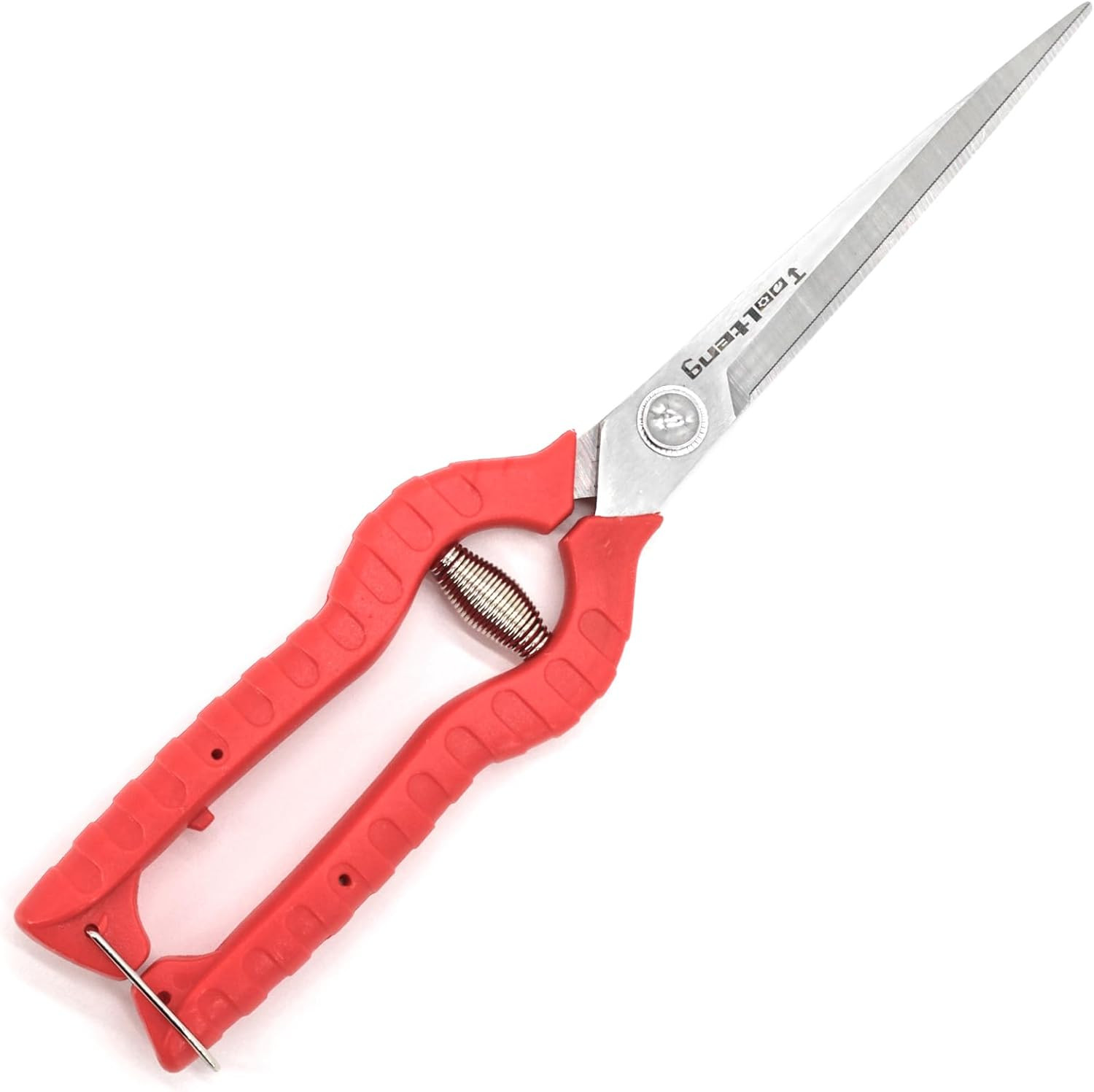 Extra Long Garden Scissor Stainless Steel Pruning Shears Bonsai Plant Trimm