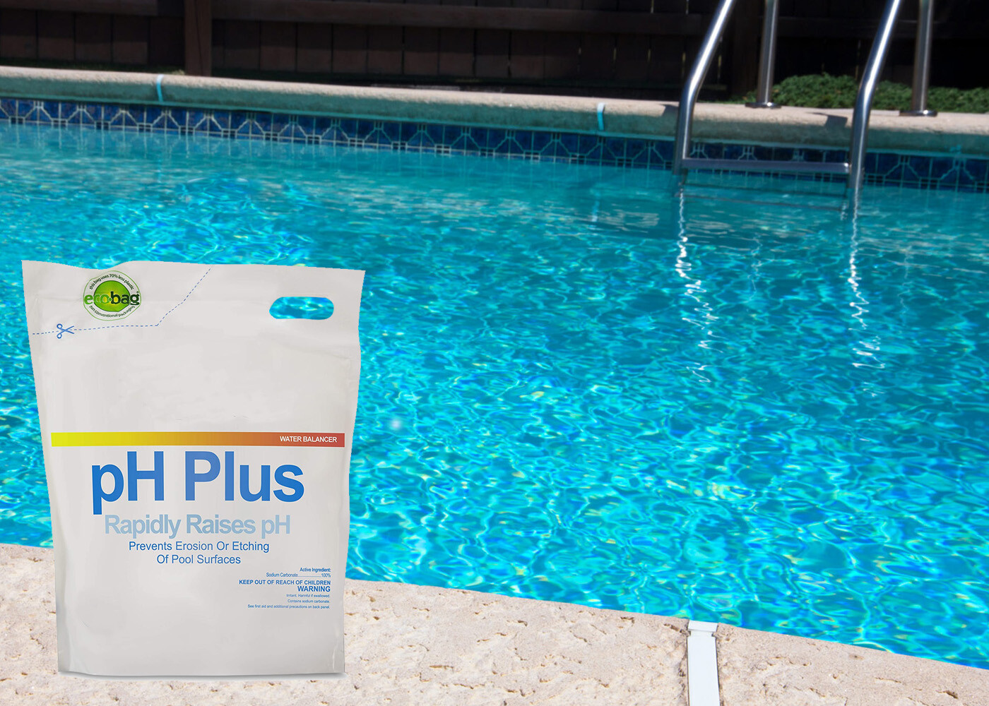 pH Plus Increaser Granular Soda Ash Chemical For Swimming Pool- Choose Quantity
