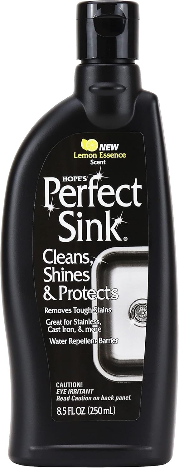 HOPE’S Perfect Sink Cleaner and Polish, Restorative, Removes – 8.5 Fl Oz