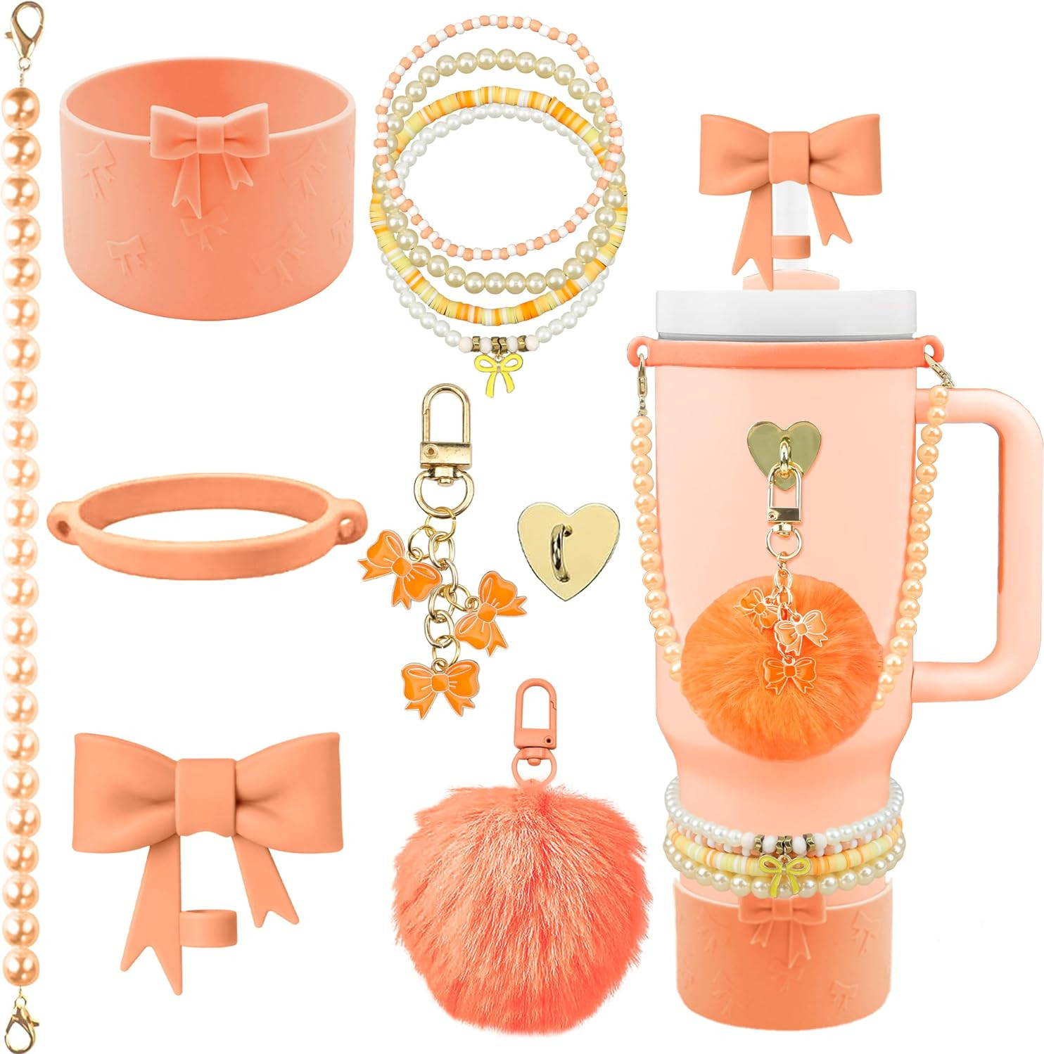 11PCS Charms of Cup Accessories 30/40 OZ Water Bottle Tumbler