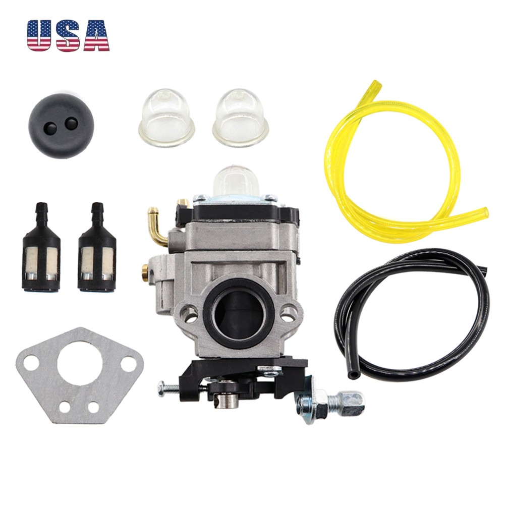 Carburetor For ThunderBay Y43Z08 43cc Auger Powerhead With Fuel Line Filter Kit