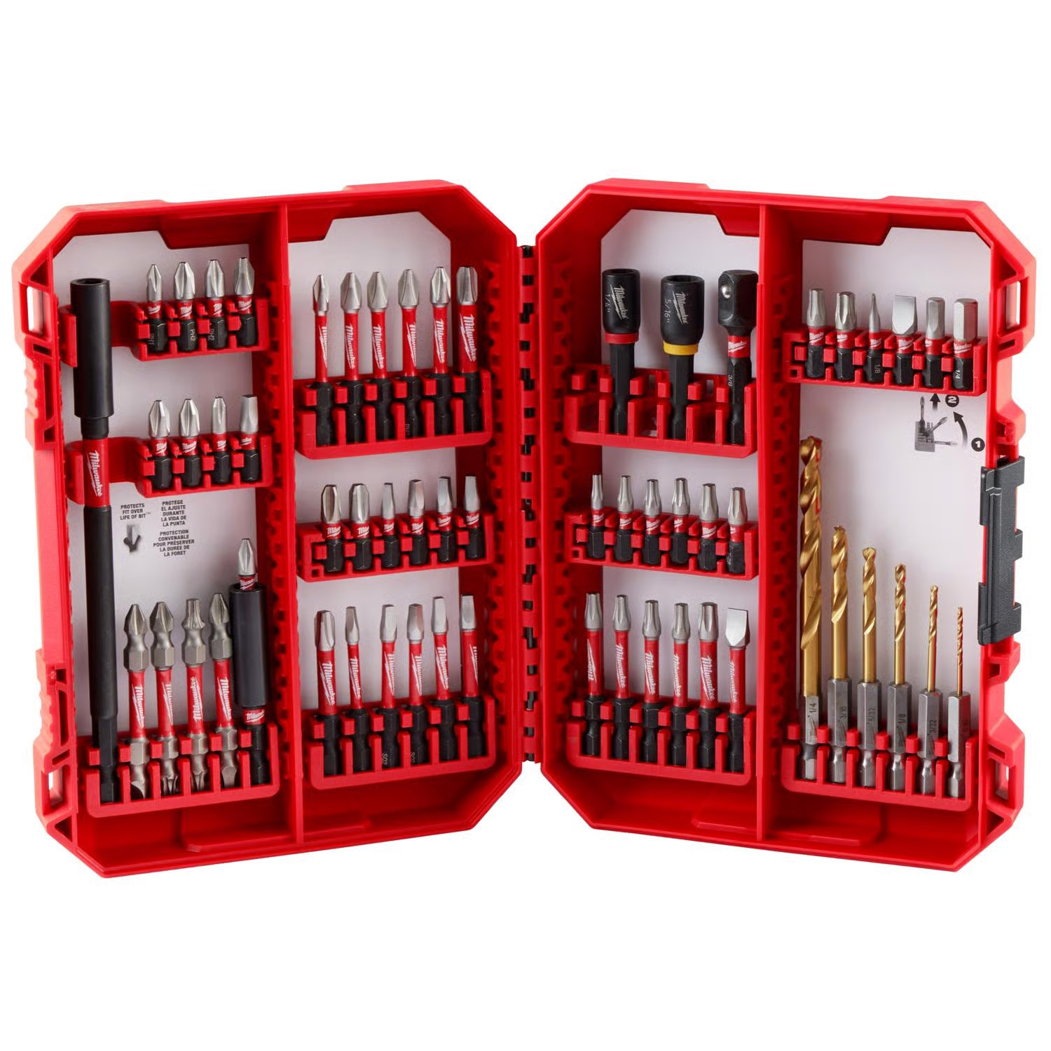 Milwaukee Shockwave Impact Duty Hex 10.3 in. L Drill and Driver Bit Set Alloy St